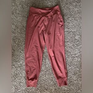 old navy pink athletic joggers in size xl